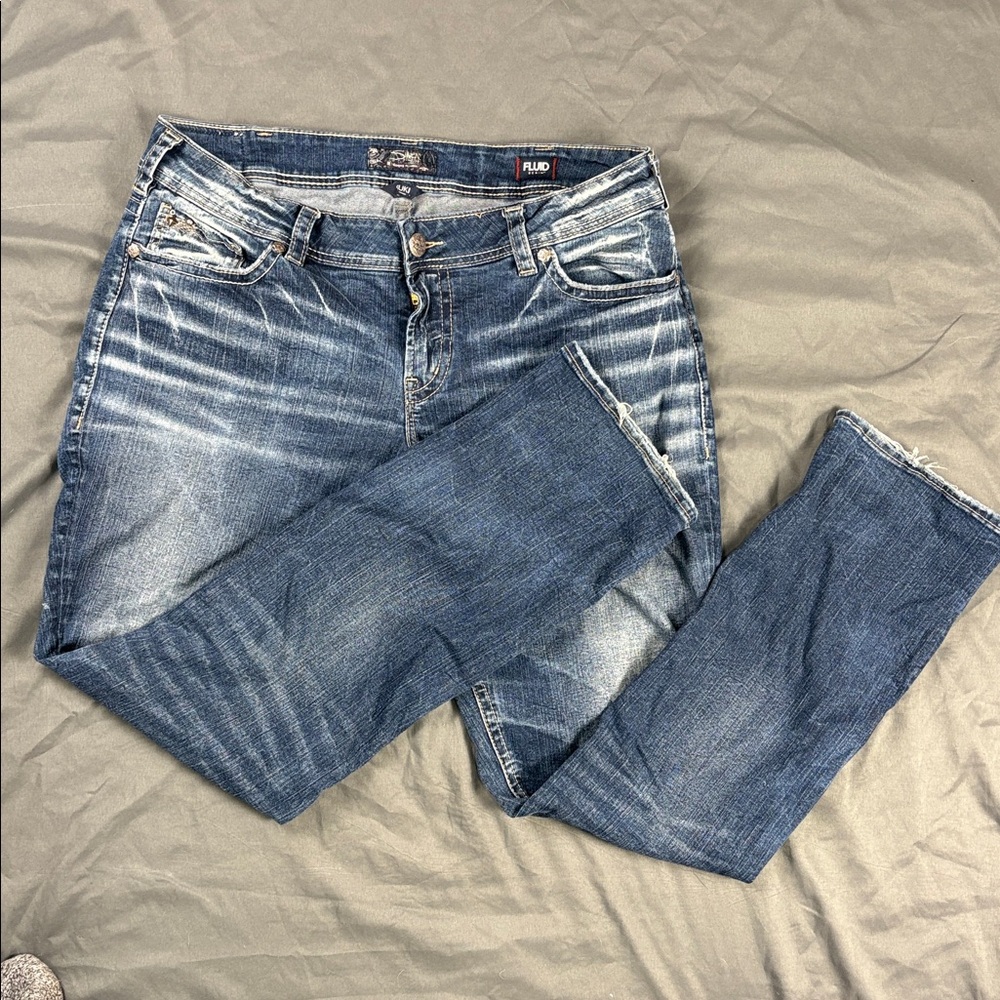 Sliver Jeans Suki Mid Straight Size 16/L32